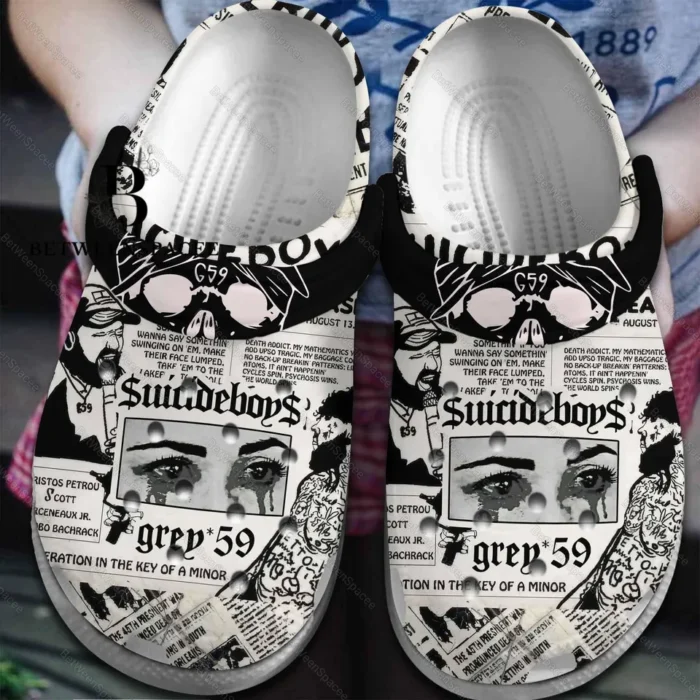 Suicideboy G59 Shoes, Greyday Tour 2025 Shoes, Suicideboys Concert Sandals