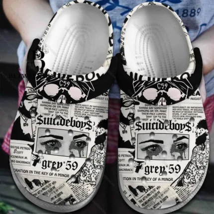 Suicideboy G59 Shoes, Greyday Tour 2025 Shoes, Suicideboys Concert Sandals